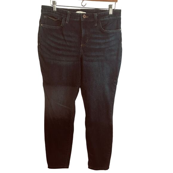 Lauren Conrad LC Women's Plus Size 14 Skinny Jeans Dark Wash - Picture 1 of 8